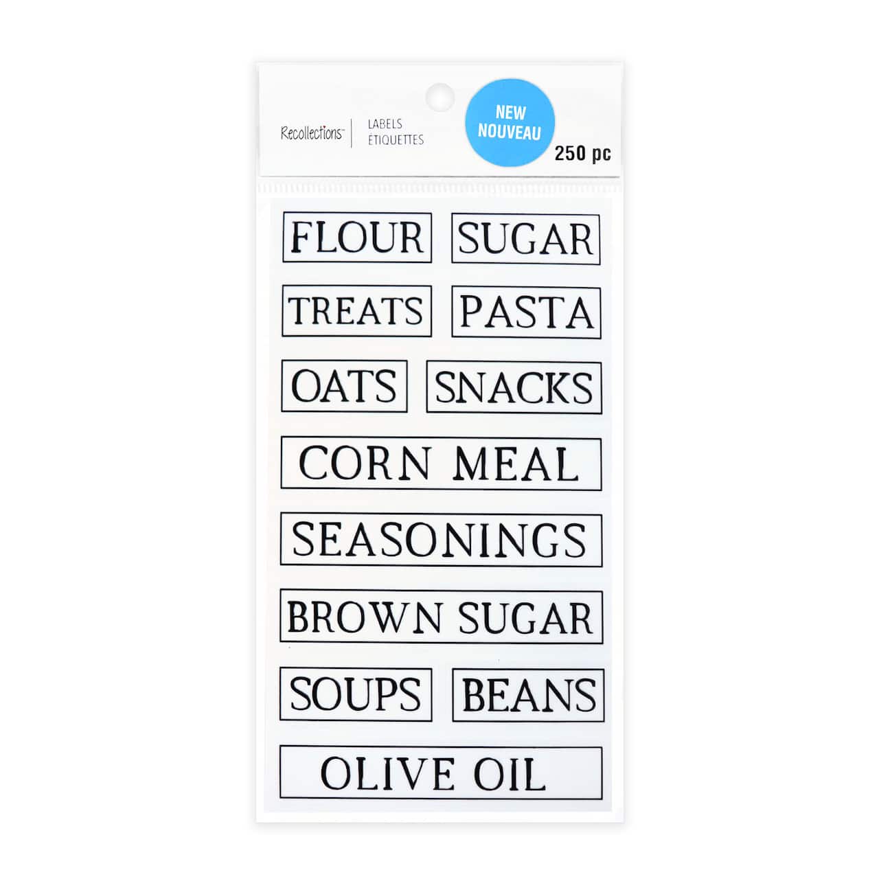 Clear Rectangle Household Label Stickers by Recollections&#x2122;
